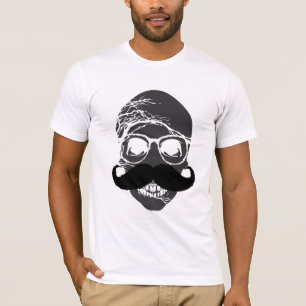 Camiseta Gafas bigote calavera 2