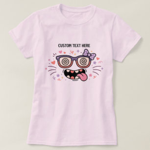 Camiseta Gafas Caprichosas Monstruo Amantes Personalizado