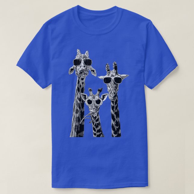 Camiseta Gafas Cuestas Giraffe Funny Giraffe (Diseño del anverso)