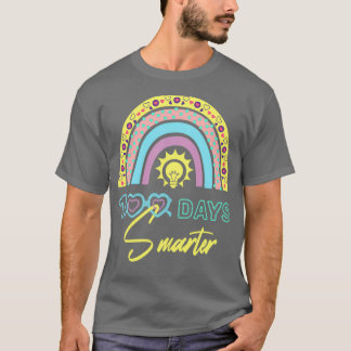 Camiseta Gafas de arcoiris escolares de 100 días Camisas má