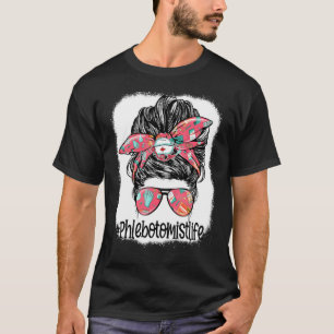 Camiseta Gafas de bollo de sangre desordenadas de la vida f