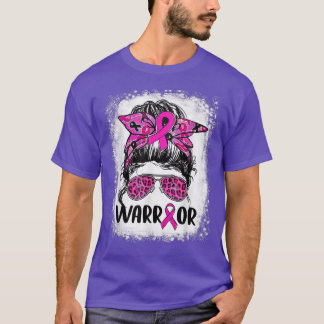 Camiseta Gafas de bollo desordenadas usan cáncer de mama de