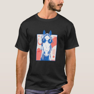 Camiseta Gafas de Caballo Abstracto Surreal Címbolos Premiu