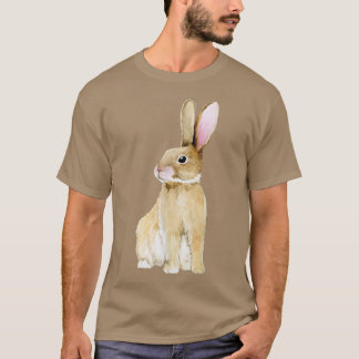 Camiseta Gafas de centeno de conejo de marea