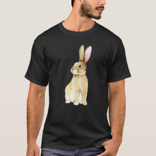 Camiseta Gafas de centeno de conejo de marea