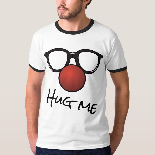 Camiseta Gafas de chiste HUG ME (Anverso)