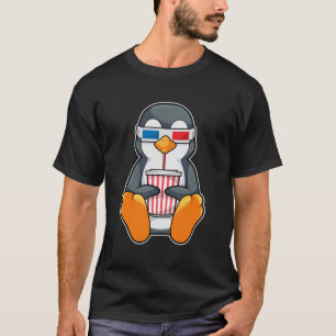 Camiseta Gafas de cine pingüino Taza de bebida