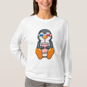 Camiseta Gafas de cine pingüino Taza de bebida
