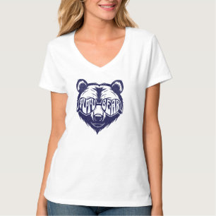 Camiseta Gafas de Corazón de Oso Tutu Abuela Hawaiana