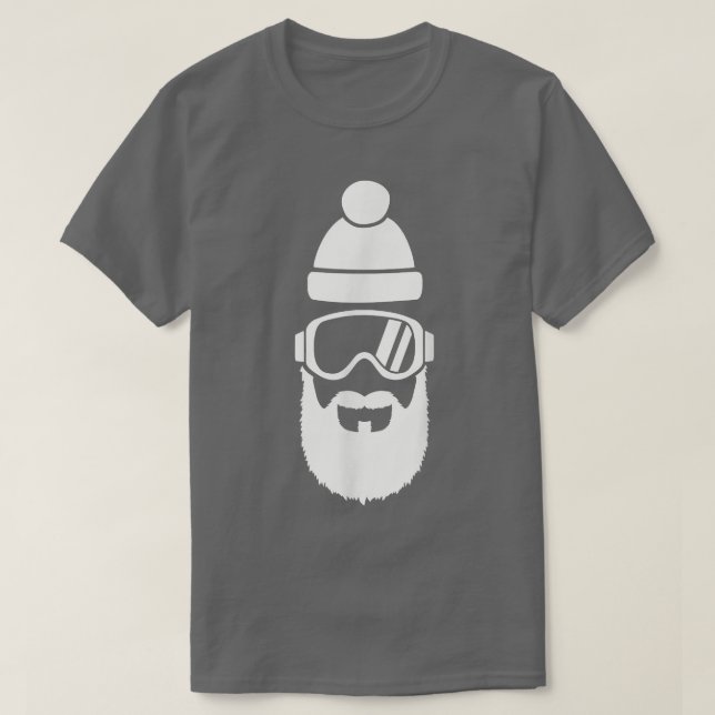 Camiseta Gafas de esquí con barba (Diseño del anverso)