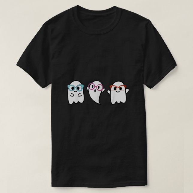 Camiseta Gafas de fantasma para bebé lindo Optometrist Hall (Diseño del anverso)