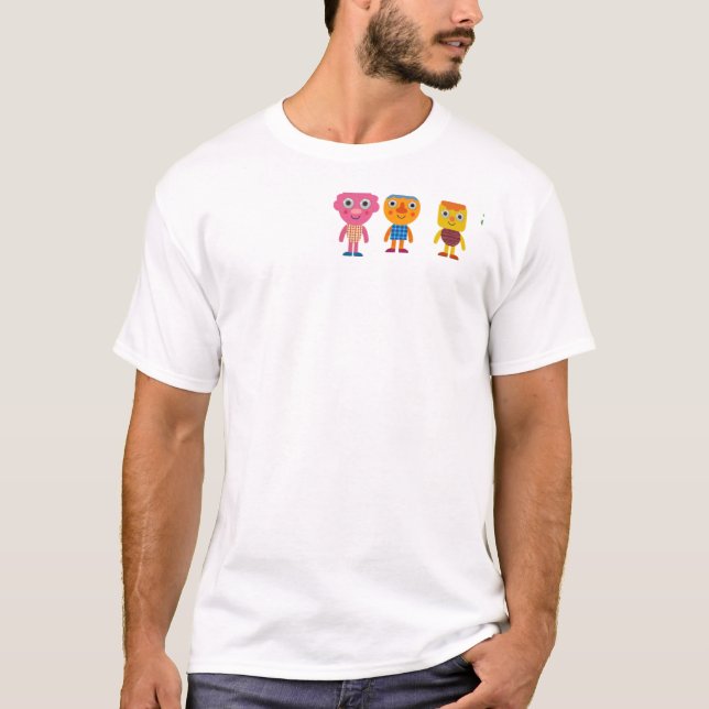 Camiseta gafas de fideos (Anverso)