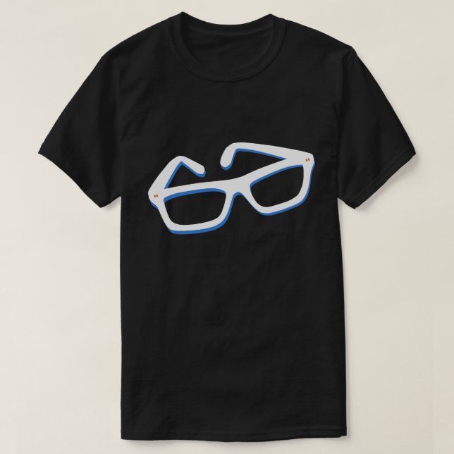 Camiseta Gafas de friki geniales (Diseño del anverso)