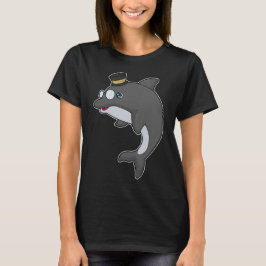 Camiseta Gafas de Gorra Dolphin Nerd
