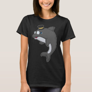 Camiseta Gafas de Gorra Dolphin Nerd