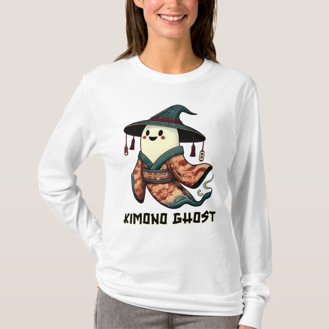 Camiseta Gafas de Kimono - Trick o Trick - Feliz Halloween (Anverso)