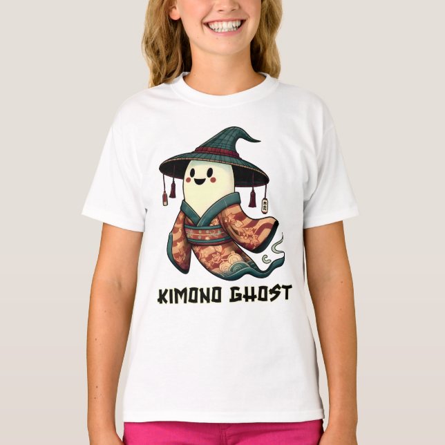 Camiseta Gafas de Kimono - Trick o Trick - Feliz Halloween (Anverso)