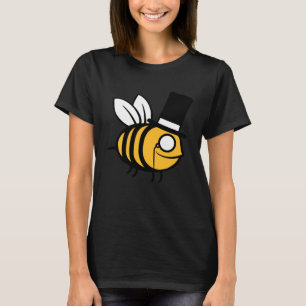 Camiseta Gafas de monóculo Sir de abeja Gente rica en sombr