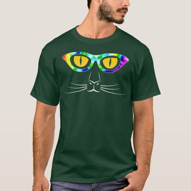 Camiseta Gafas de ojo de gato (Anverso)