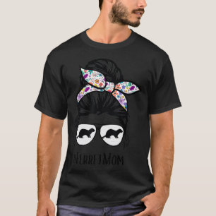 Camiseta Gafas de pelo de barro desordenadas para mamá Ferr