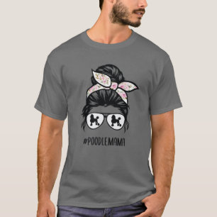 Camiseta Gafas de pelo de charco para mamá, canicé para mam