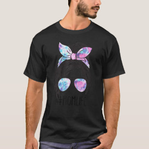 Camiseta Gafas de pelo para mujeres Mamá Vida Remedio Pelo
