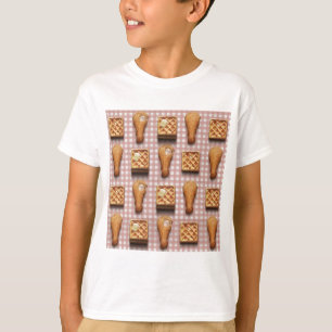 Camiseta gafas de pollo de gingham