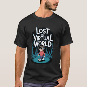 Camiseta Gafas de realidad virtual para jugadores y entusia