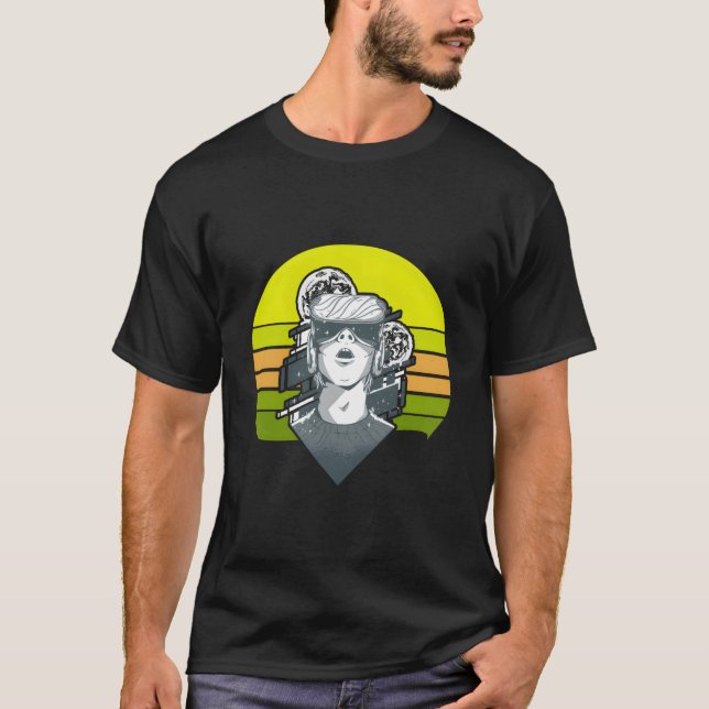 Camiseta Gafas de Realidad Virtual Vr (Anverso)