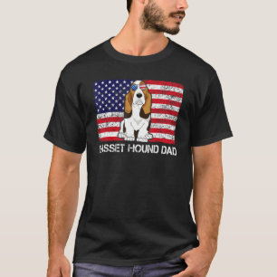 Camiseta Gafas de sol Aleta de abanico de papá Bandera de E