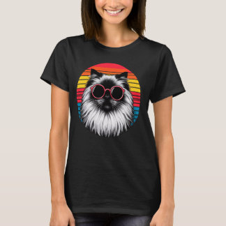 Camiseta Gafas de sol antiventilado del gato del Himalaya 7