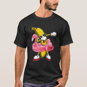 Camiseta Gafas de sol Banana Dabbing Flamingo Flotador vera