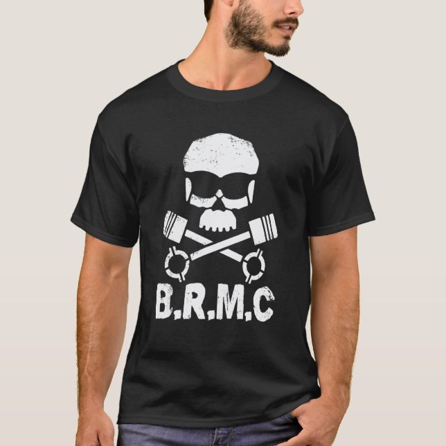 Camiseta Gafas de sol BRMC Skull Mechanics Cool Looking (Anverso)