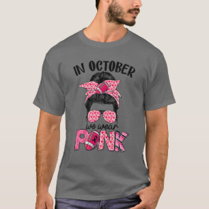Camiseta Gafas De Sol Bun Desordenadas En Octubre Usamos P