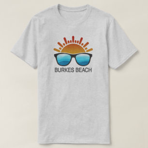 Camiseta Gafas de sol Burkes Beach Carolina del Sur