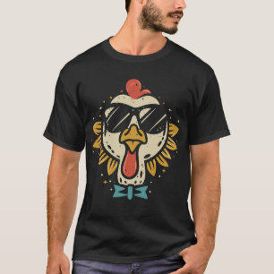 Camiseta Gafas de sol Cara de pavo Sombreros divertidos de