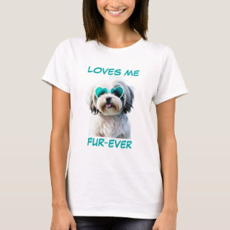 Camiseta Gafas de sol castradas en forma de corazón Verde a