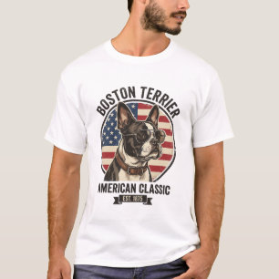 Camiseta Gafas de sol con bandera estadounidense clásica de