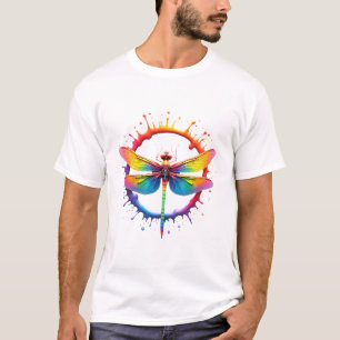 Camiseta Gafas de sol con diseño gráfico de teñido en nudo