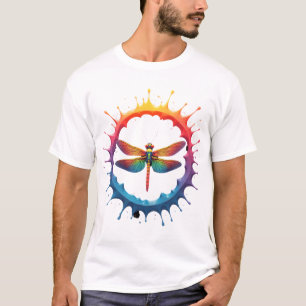 Camiseta Gafas de sol con estampado de teñido en nudos con