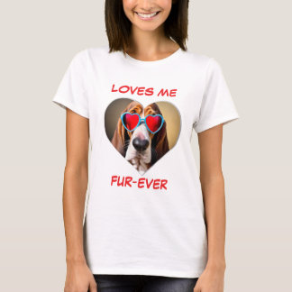 Camiseta Gafas de sol con forma de corazón de lente azul ma
