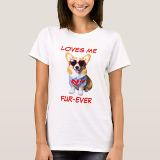 Camiseta Gafas de sol con forma de corazón rojo de Tan Wels