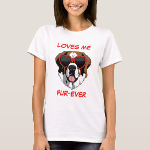 Camiseta Gafas de sol con forma de corazón rojo marrón de S