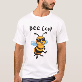 Camiseta Gafas de sol Cool Bee Insecto Divertido