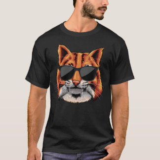 Camiseta Gafas de sol Cool Bobcat Para Bobcats Animal
