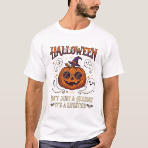 Camiseta Gafas de sol de calabaza de estilo de vida de Hall