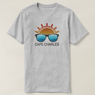 Camiseta Gafas de sol de Cape Charles Beach Virginia