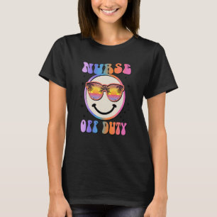 Camiseta Gafas de sol de cara feliz fuera de servicio para