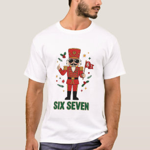 Camiseta Gafas de sol de cascanueces de Navidad Seis Siete