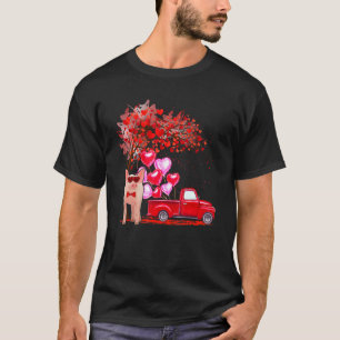 Camiseta Gafas de sol de cerdo Corazón de árbol Camión de r